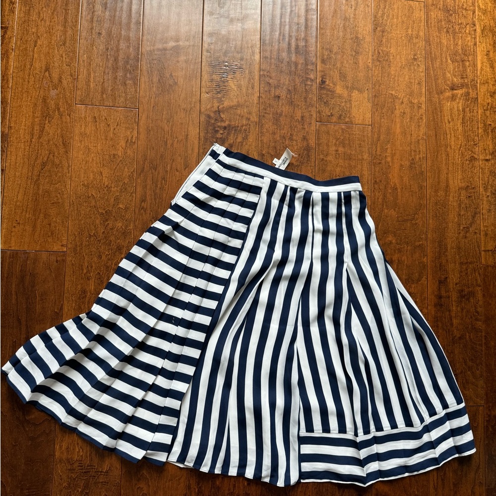 Striped Midi Skirt